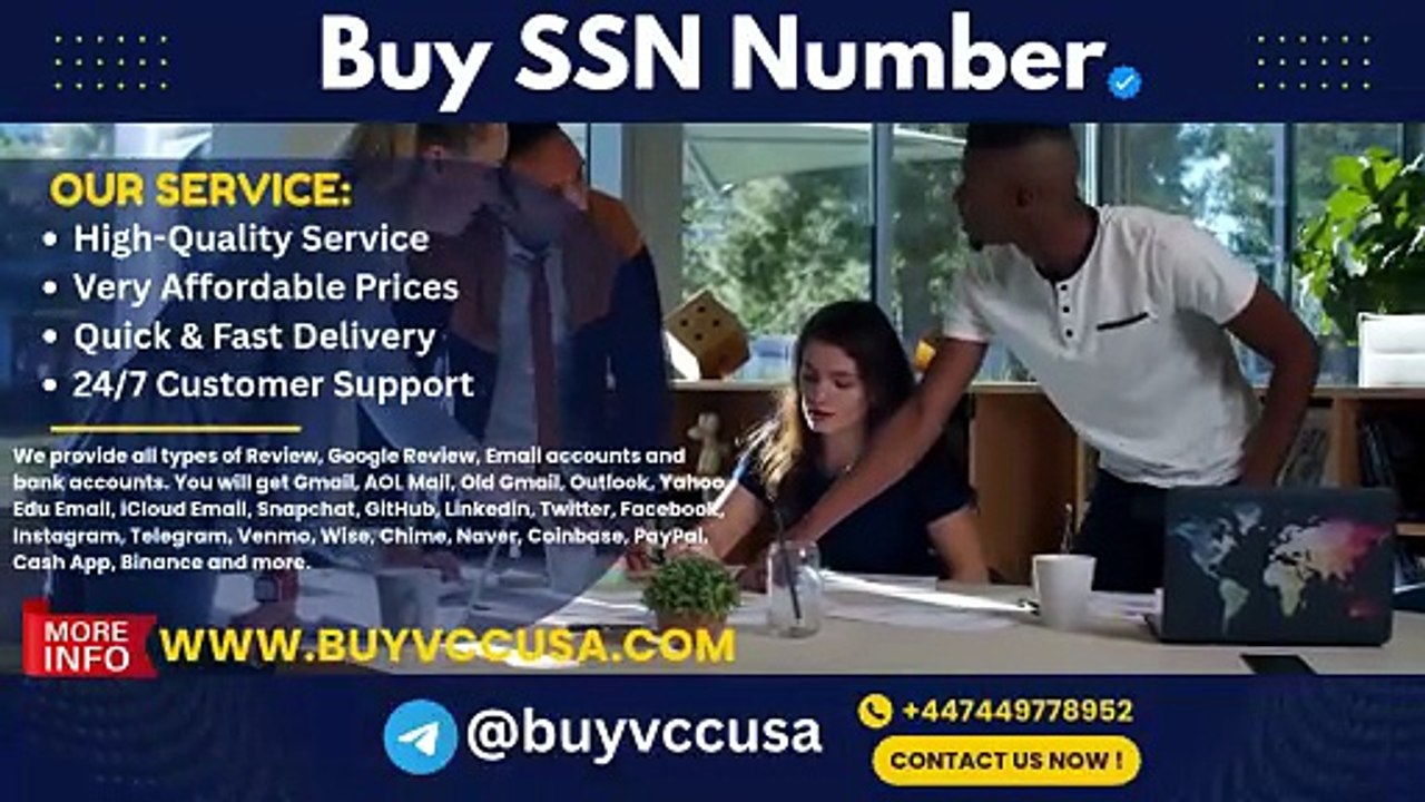 How to Purchase SSN Number | BuyVccUsa
