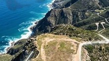 From empty cliffside plot to luxury modern mansion