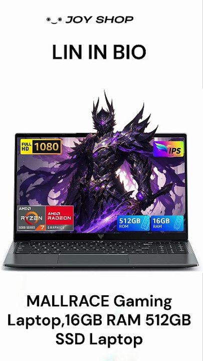 This Budget Ryzen 7 Laptop is a BEAST! 🤯 | MALLRACE LX15PRO #shorts #MALLRACE #Laptop #TechDeals #Gaming #AMD