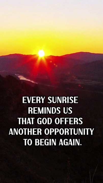 God's Grace Is New Every Morning