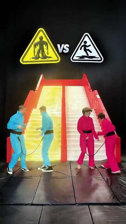 Slippery vs Sticky Stairs(720P_HD)