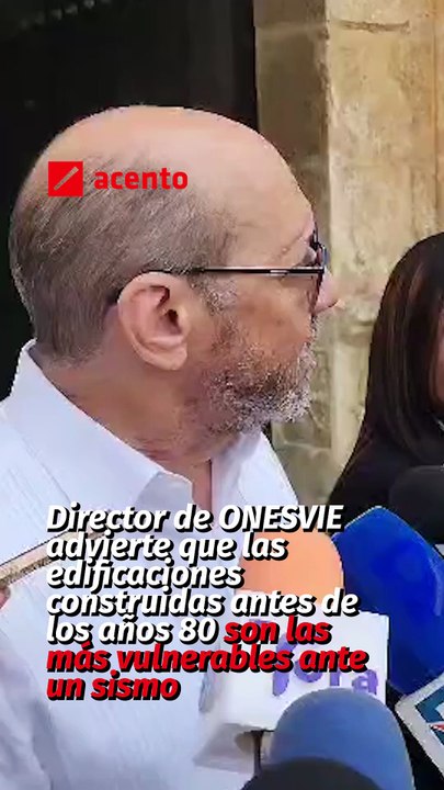 Director de ONESVIE advierte que las edificaciones construidas antes de los años 80 son las más vulnerables ante un sismo