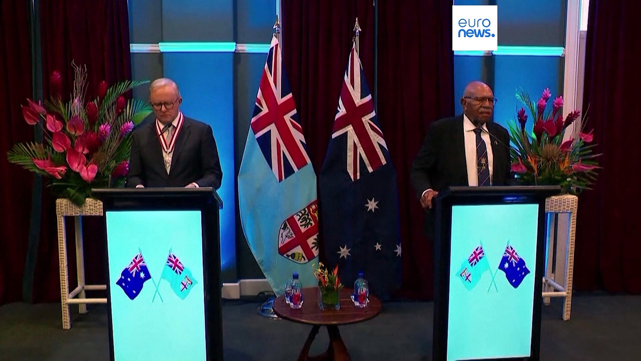 Australia and Fiji seal mutual defence pact in push to counter China in Pacific