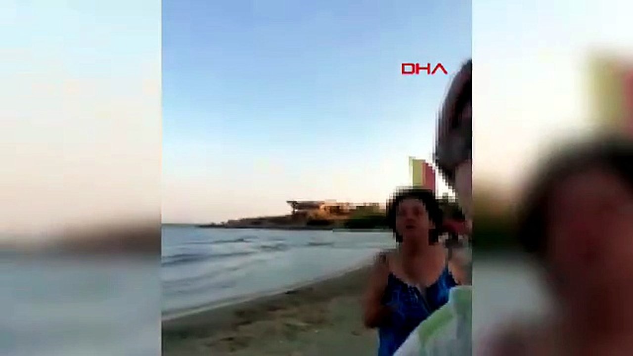 Plajda şezlong tartışması