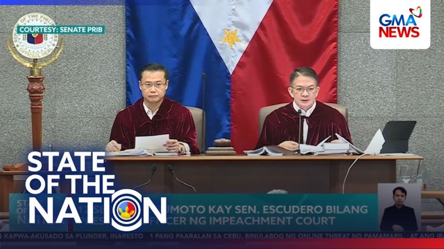 21 senador, present sa unang araw ng Impeachment Trial si VP Sara Duterte | SONA