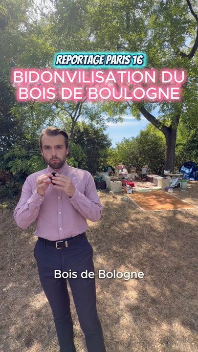 REPORTAGE PARIS 16 : BIDONVILISATION DU BOIS DE BOULOGNE