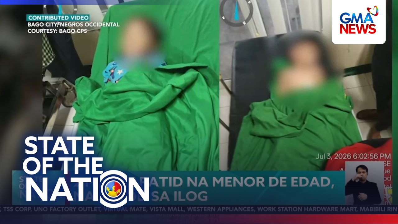 2 magkapatid na menor de edad, nalunod sa ilog | SONA