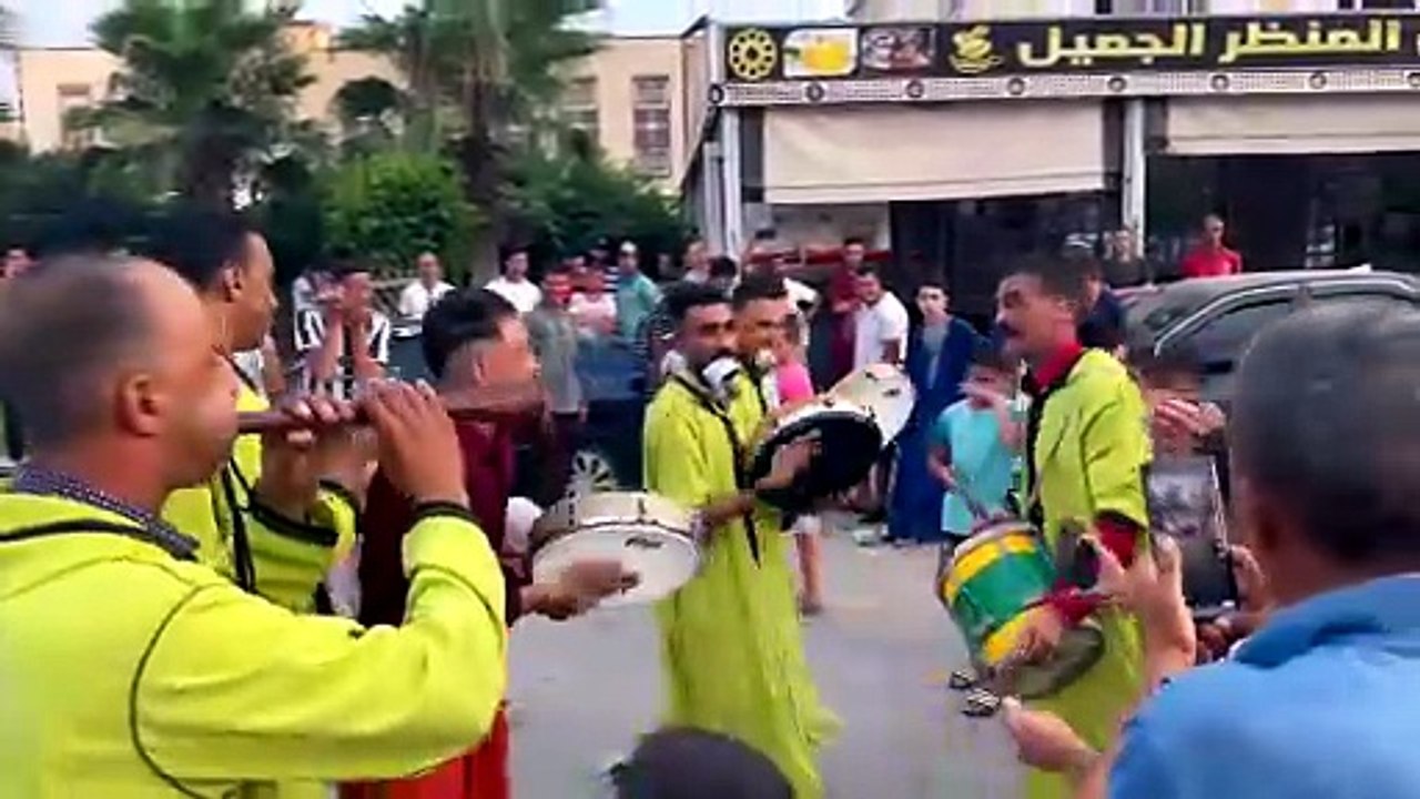 فرحة هيستيرية في تيسة مع نجوم الحياينة نجوم الغيطة فرحة الفوز على كندا