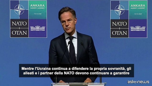 Nato, Rutte: tutti gli alleati facciano loro parte per sostenere Kiev