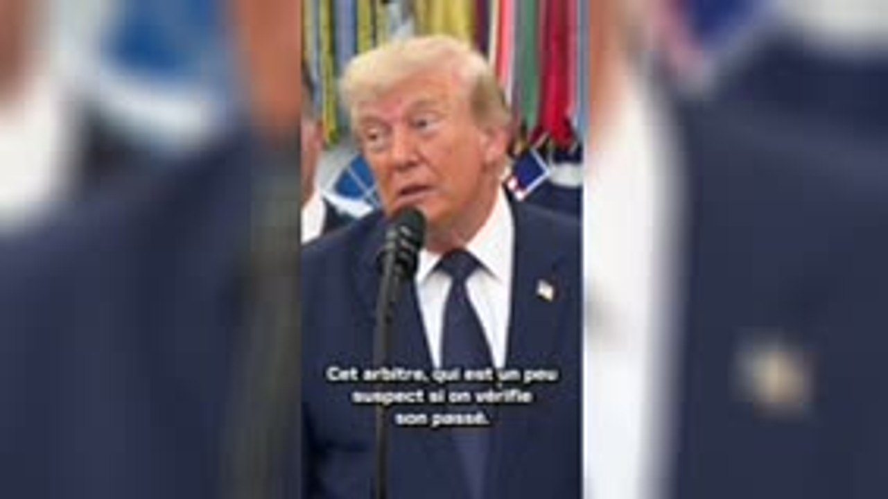 Affaire Balogun - Trump accuse l'arbitre d'avoir un passé “très suspect”