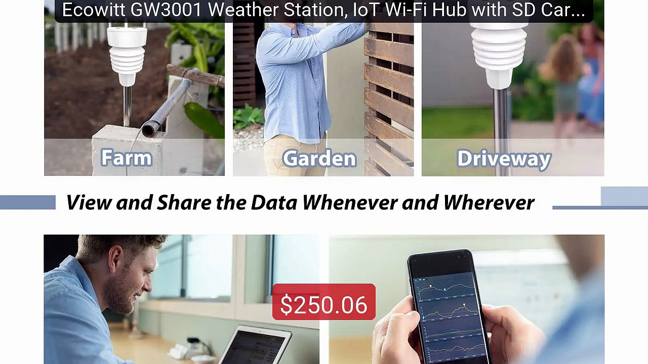 Ecowitt GW3001 Weather Station, IoT Wi-Fi Hub with SD Card Data St... -- Best Deal 2026 | Shop Now!