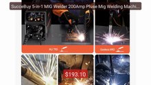 SucceBuy 5-in-1 MIG Welder 200Amp Pluse Mig Welding Machine Ga... -- Hot Deal 2026 | Limited Offer!
