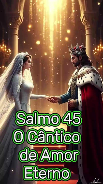 Salmo 45 O Rei e Sua Noiva_ Desvende o Significado Oculto do Salmo 45 Que Poucos Conhecem! #fe