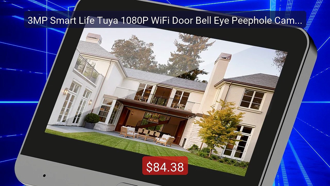 3MP Smart Life Tuya 1080P WiFi Door Bell Eye Peephole Camera 5... -- Best Buy 2026 | Great Quality!