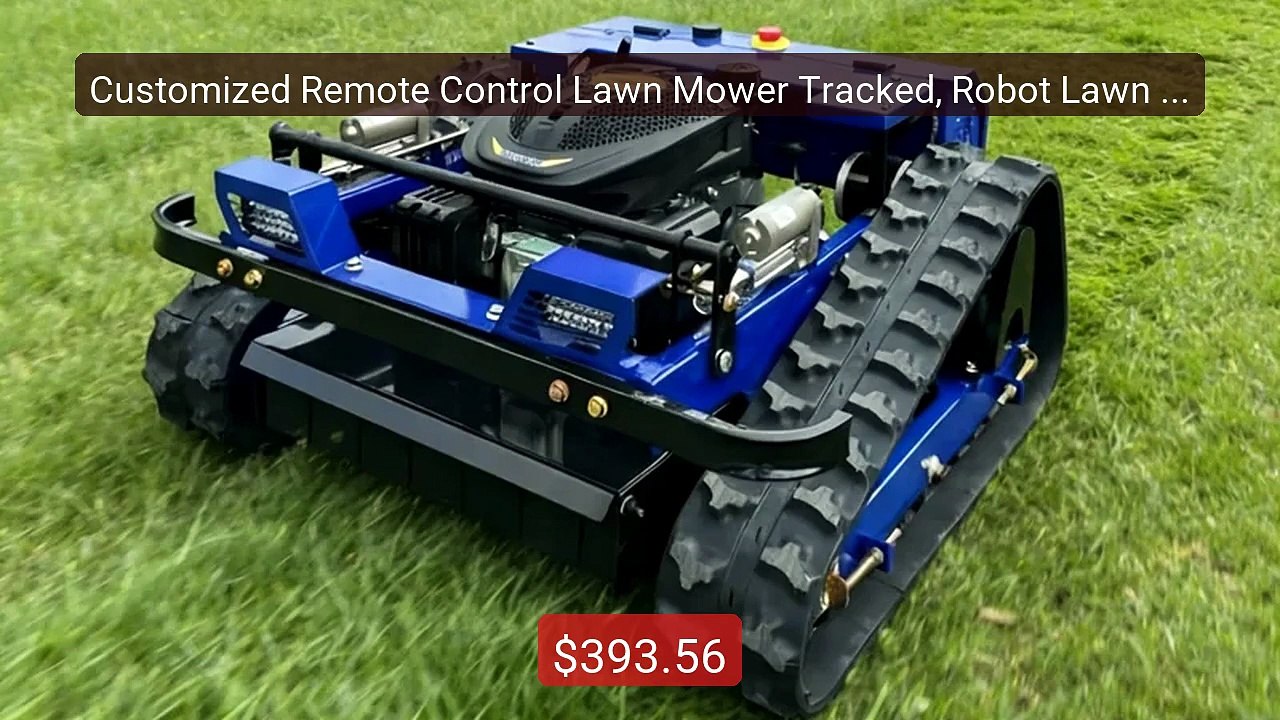 Customized Remote Control Lawn Mower Tracked, Robot Lawn Mower... -- Best Buy 2026 | Great Quality!