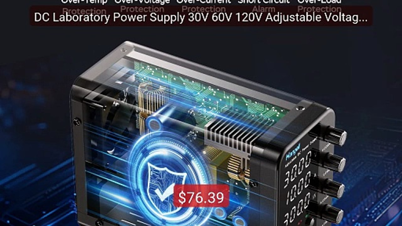 DC Laboratory Power Supply 30V 60V 120V Adjustable Voltage Re... -- Amazing Value 2026 | Must Have!