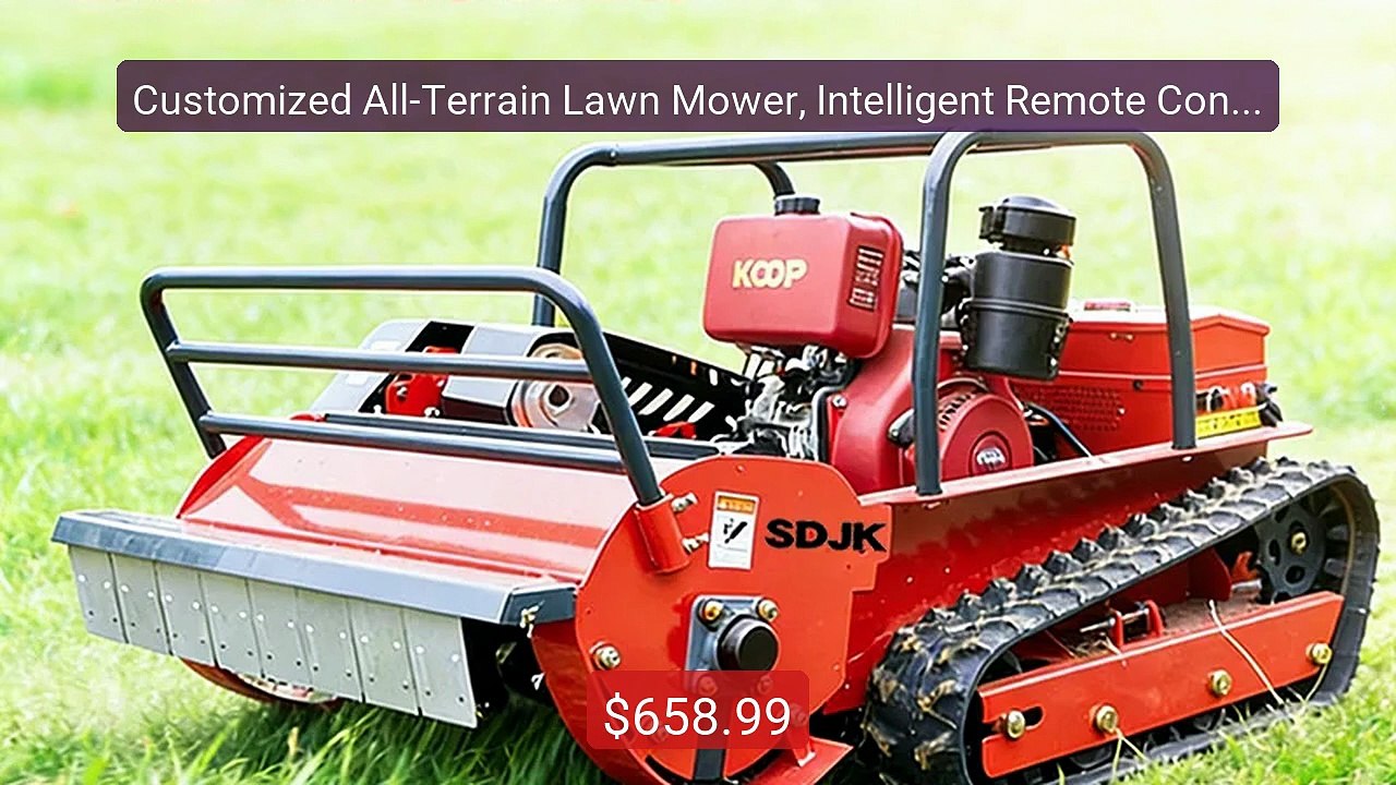 Customized All-Terrain Lawn Mower, Intelligent Remote Contr... -- Top Pick 2026 | Unbeatable Price!