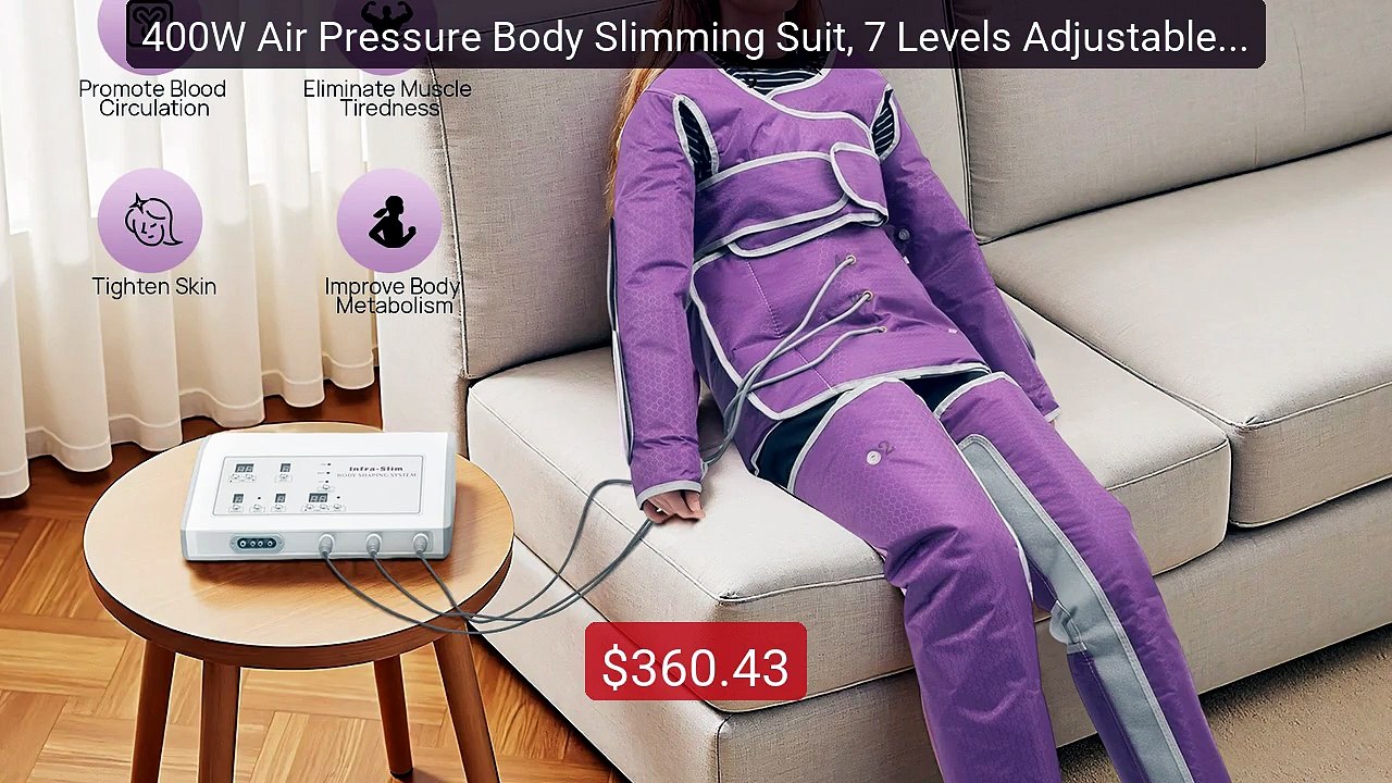 400W Air Pressure Body Slimming Suit, 7 Levels Adjustable Pres... -- Best Buy 2026 | Great Quality!