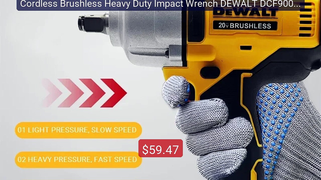 Cordless Brushless Heavy Duty Impact Wrench DEWALT DCF900 20V ... -- Best Buy 2026 | Great Quality!