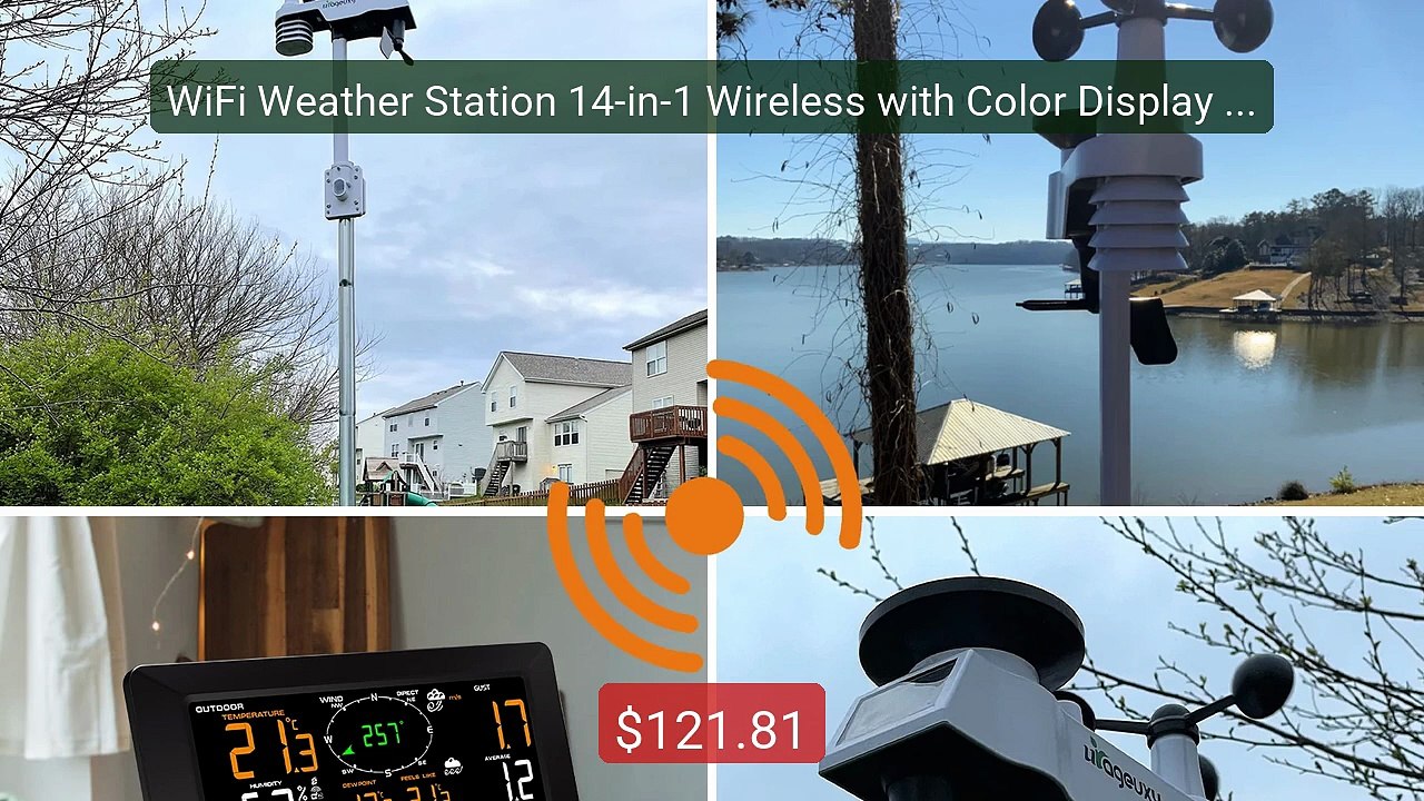 WiFi Weather Station 14-in-1 Wireless with Color Display Real-Time... -- Best Deal 2026 | Shop Now!