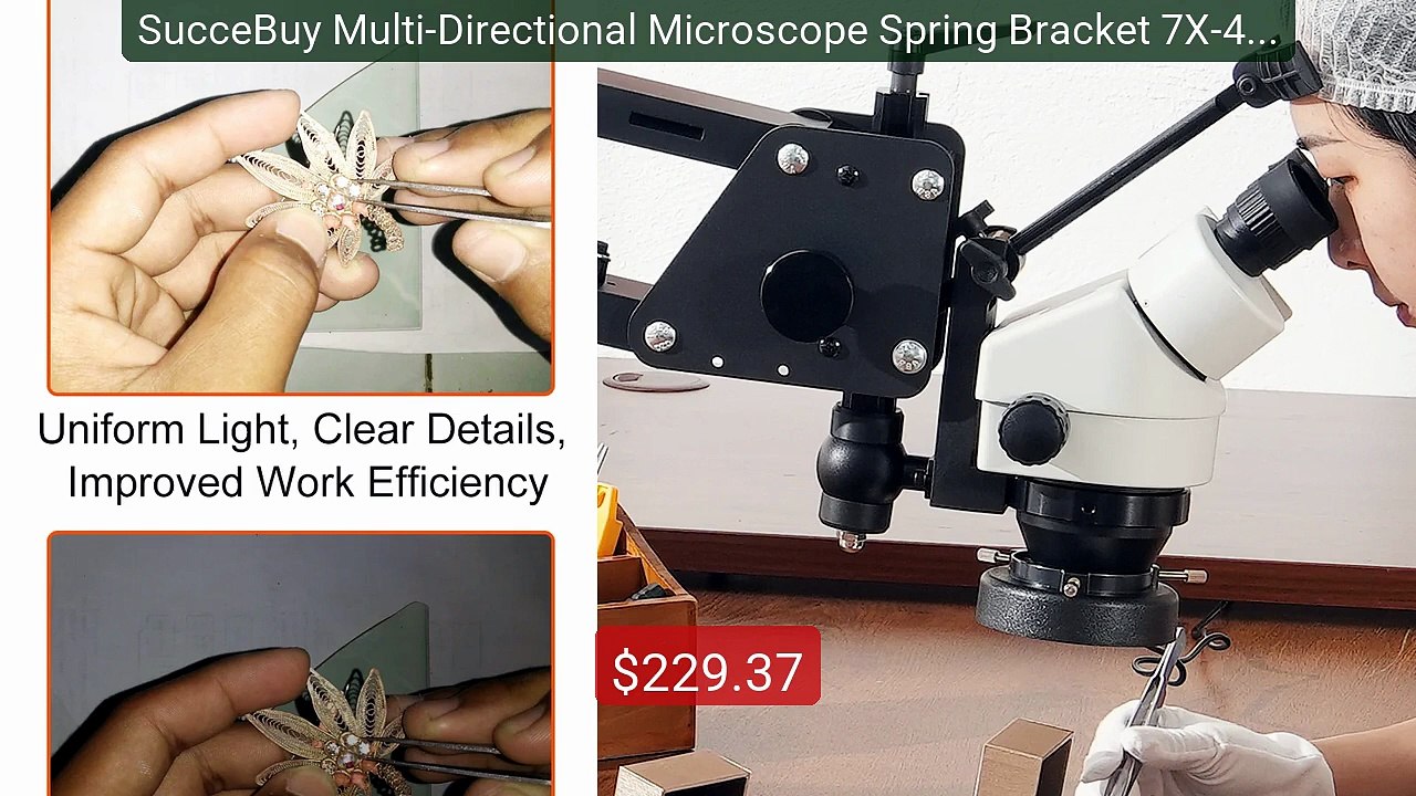 SucceBuy Multi-Directional Microscope Spring Bracket 7X-45X Ma... -- Best Buy 2026 | Great Quality!