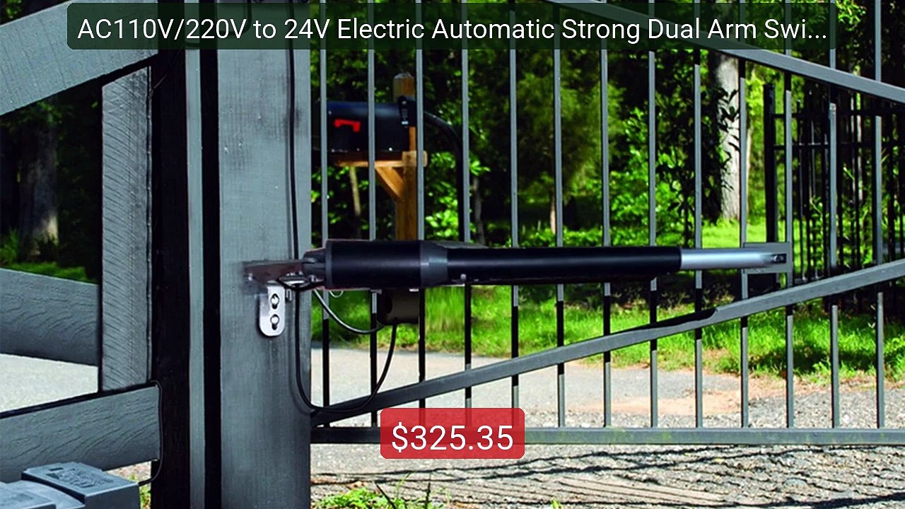 AC110V/220V to 24V Electric Automatic Strong Dual Arm Swing G... -- Amazing Value 2026 | Must Have!