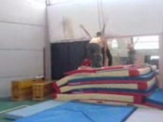 entrainement au salto arriere