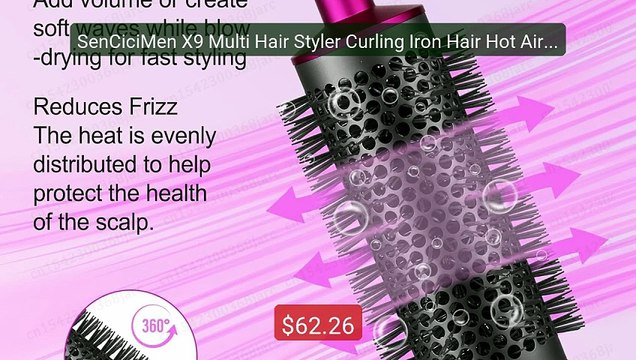 SenCiciMen X9 Multi Hair Styler Curling Iron Hair Hot Air Brus... Best Buy 2026 | Great Quality!
