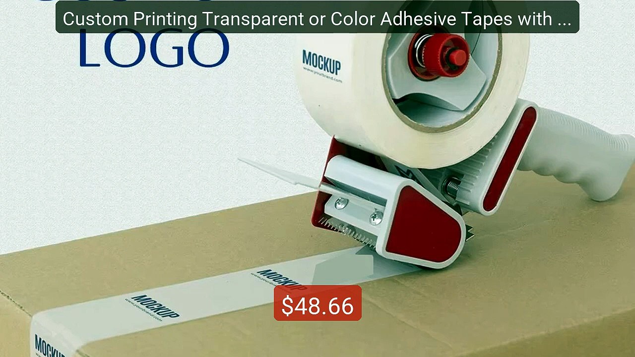 Custom Printing Transparent or Color Adhesive T...