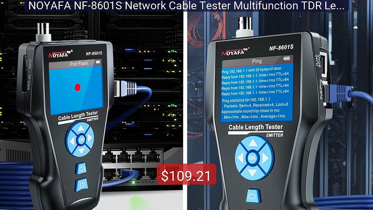 NOYAFA NF-8601S Network Cable Tester Multifunct...