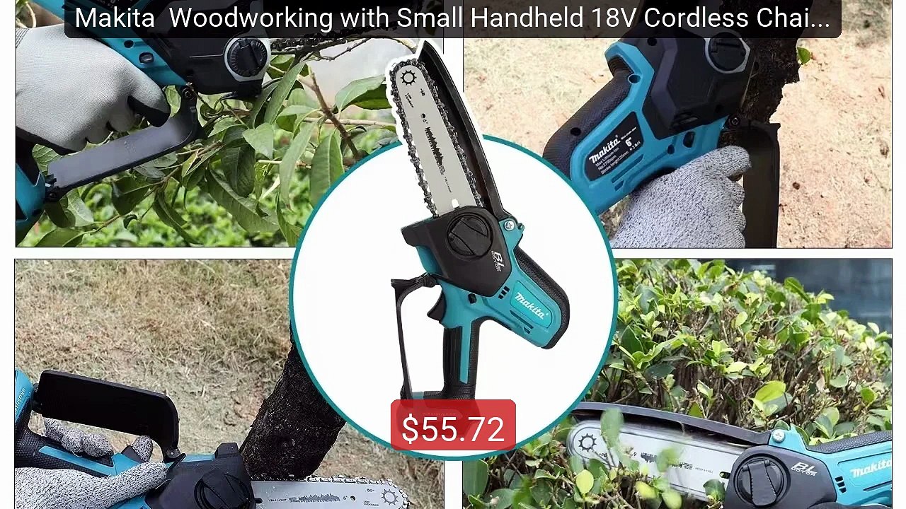 Makita  Woodworking with Small Handheld 18V Cordless Chains... -- Top Pick 2026 | Unbeatable Price!