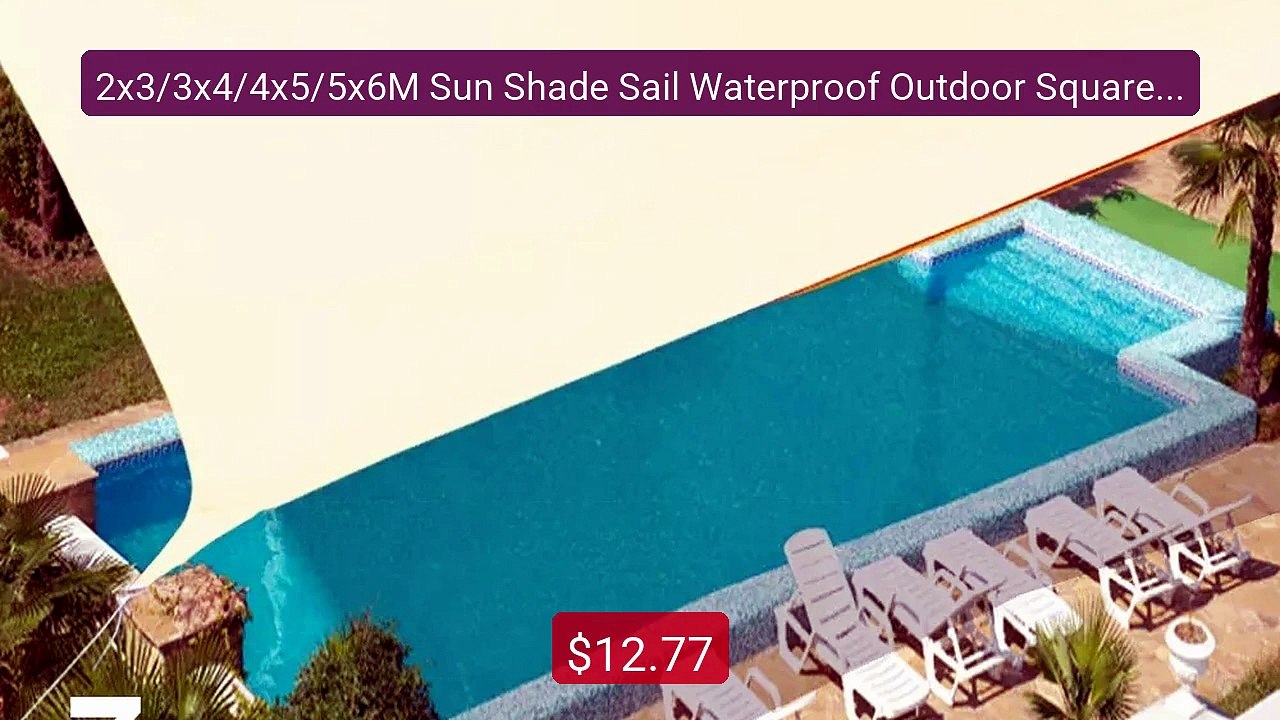 2x3/3x4/4x5/5x6M Sun Shade Sail Waterproof Outdoor Square Rect... -- Best Buy 2026 | Great Quality!
