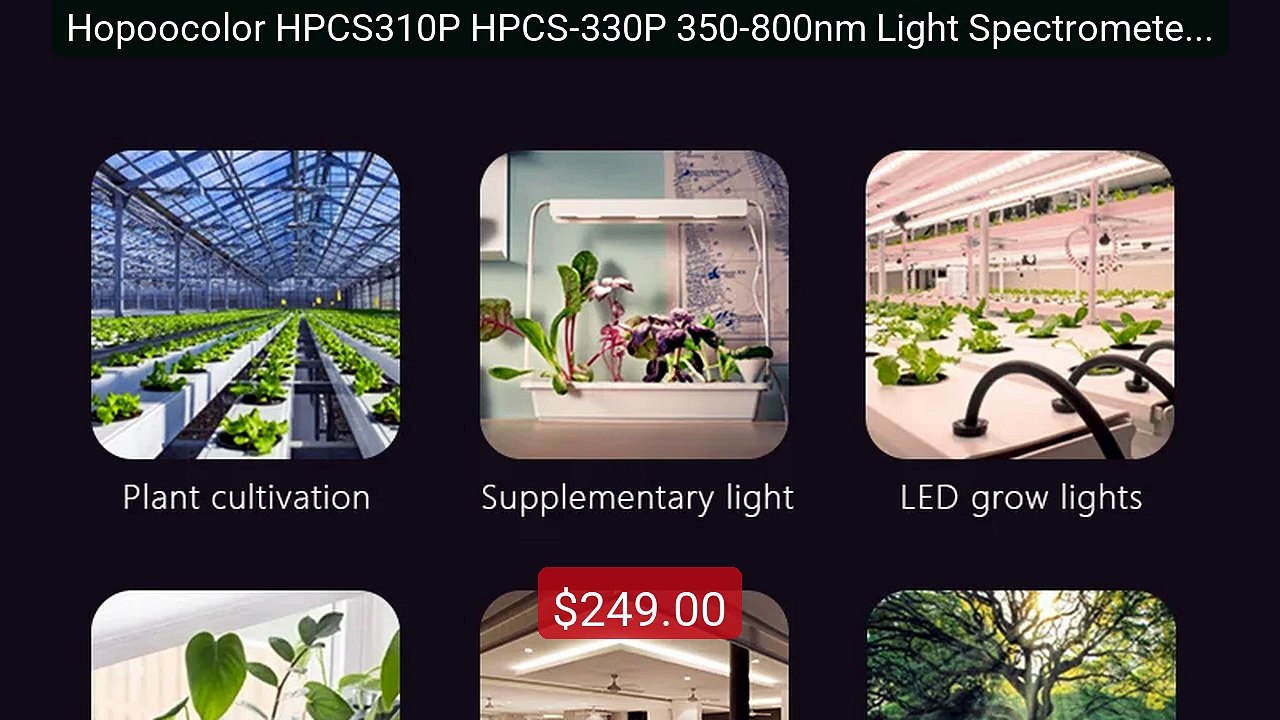 Hopoocolor HPCS310P HPCS-330P 350-800nm Light Spectrometer PPAR PP... -- Best Deal 2026 | Shop Now!