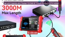 NF-IPC728HSO IPC Tester 12/24V 8" Touch Screen CCTV HDMI VGA PSE T... -- Best Deal 2026 | Shop Now!