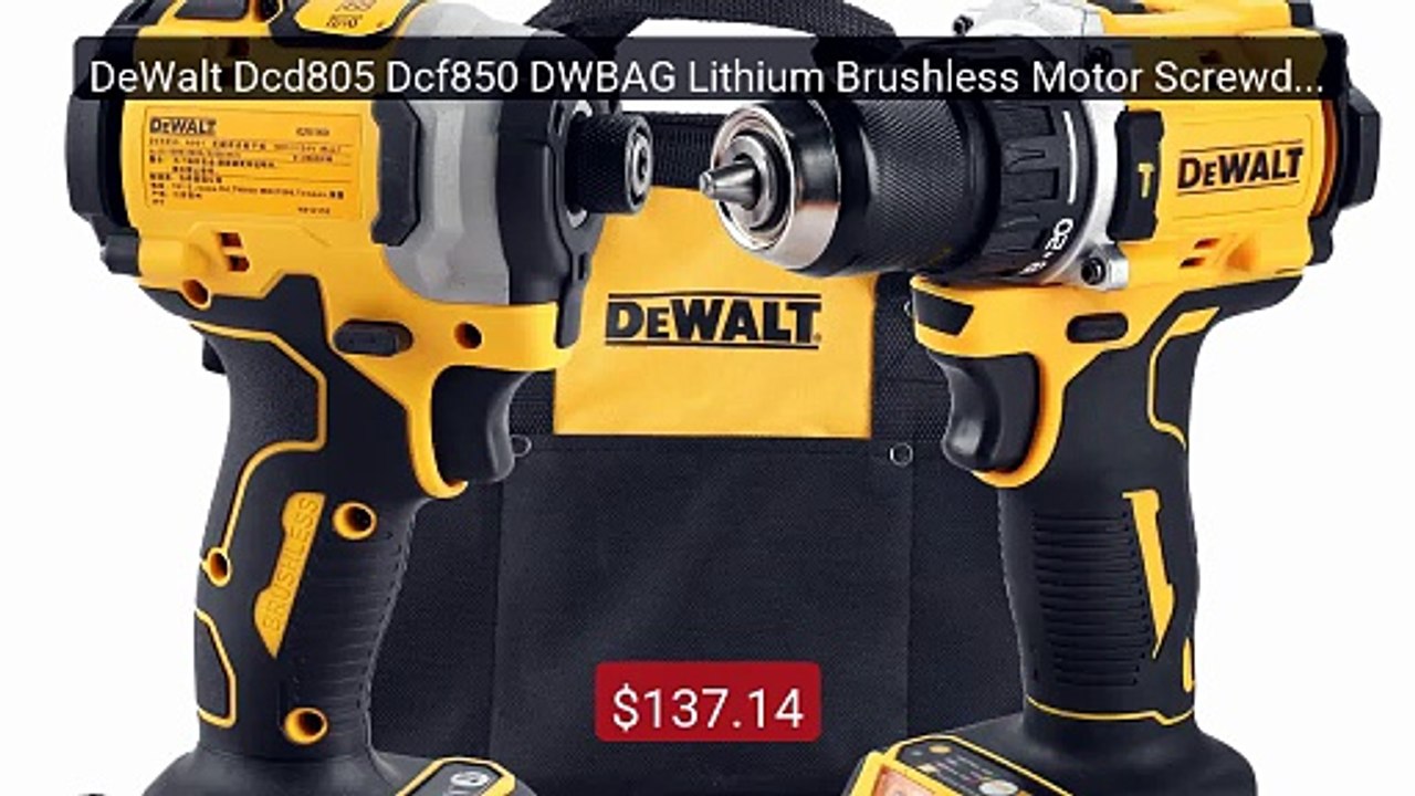 DeWalt Dcd805 Dcf850 DWBAG Lithium Brushless Motor Screwdriver Ele... -- Best Deal 2026 | Shop Now!