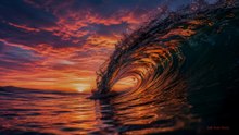 Twilight Waves (Remix) 🌊 | Emotional Ocean Ambient Music for Relaxation, Focus & Sleep (432Hz)