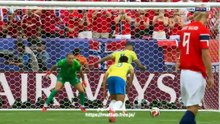 ملخص مباراة النرويج والبرازيل 2-1 كأس العالم