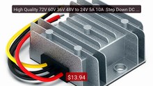 High Quality 72V 60V 36V 48V to 24V 5A 10A  Step Down DC Conve... -- Best Buy 2026 | Great Quality!