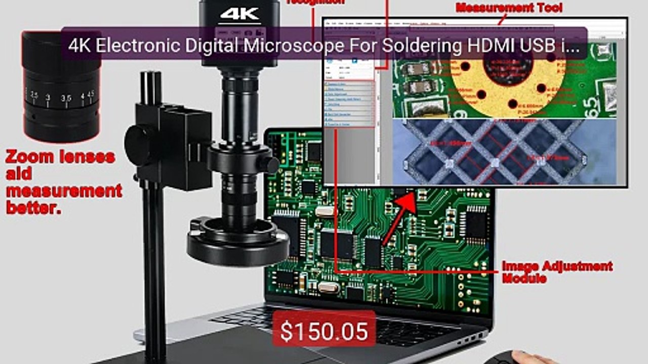 4K Electronic Digital Microscope For Soldering HDMI USB imx67... -- Amazing Value 2026 | Must Have!