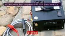 4500Psi 300bar  Pcp Compressor 110V 220V Transformer 12v 30... -- Top Pick 2026 | Unbeatable Price!