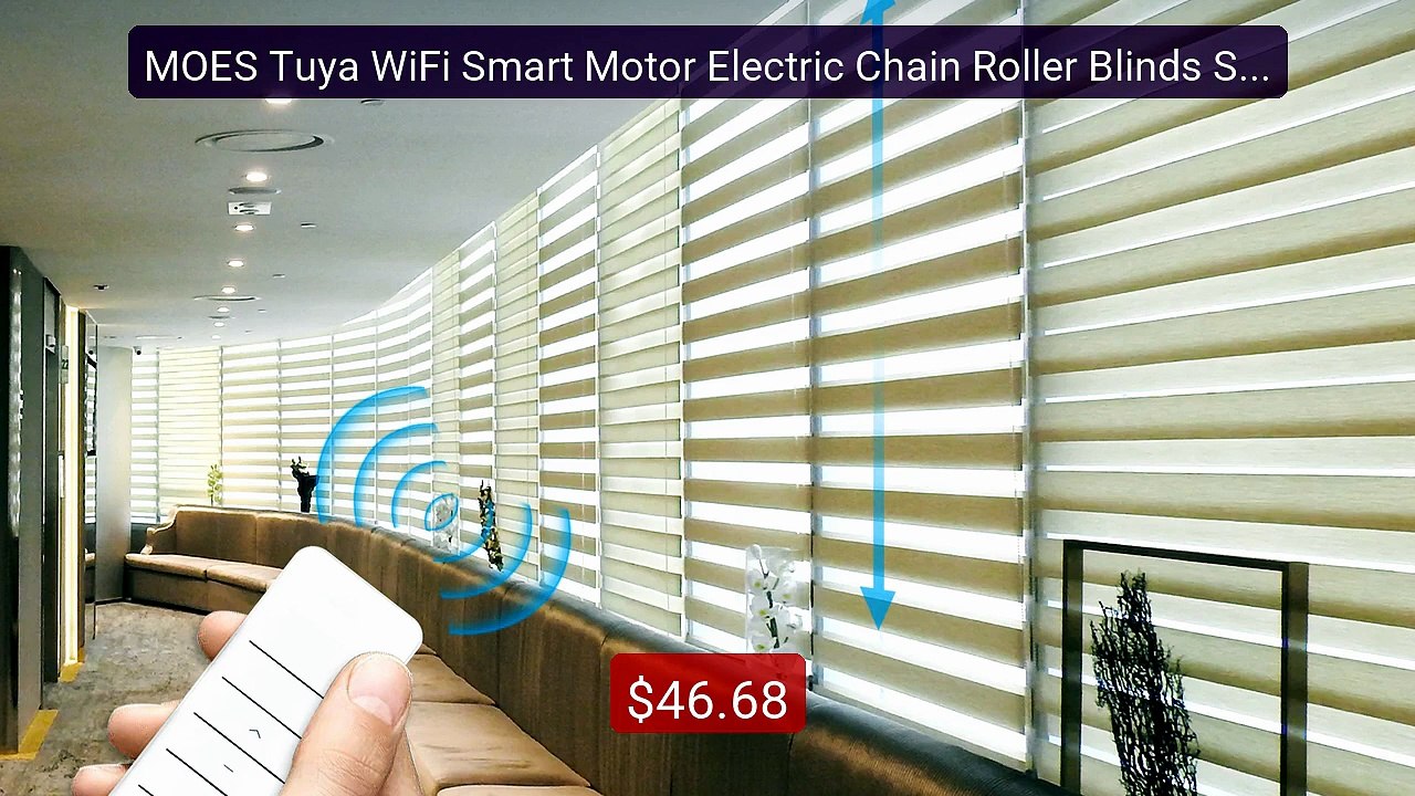 MOES Tuya WiFi Smart Motor Electric Chain Roller Blinds Shade Shut... -- Best Deal 2026 | Shop Now!