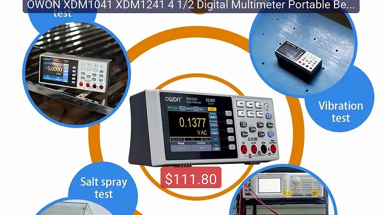 OWON XDM1041 XDM1241 4 1/2 Digital Multimeter Portable Benc... -- Top Pick 2026 | Unbeatable Price!