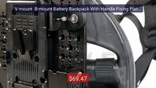 V-mount  B-mount Battery Backpack With Handle Fixing Plate XLR 3Pi... -- Best Deal 2026 | Shop Now!