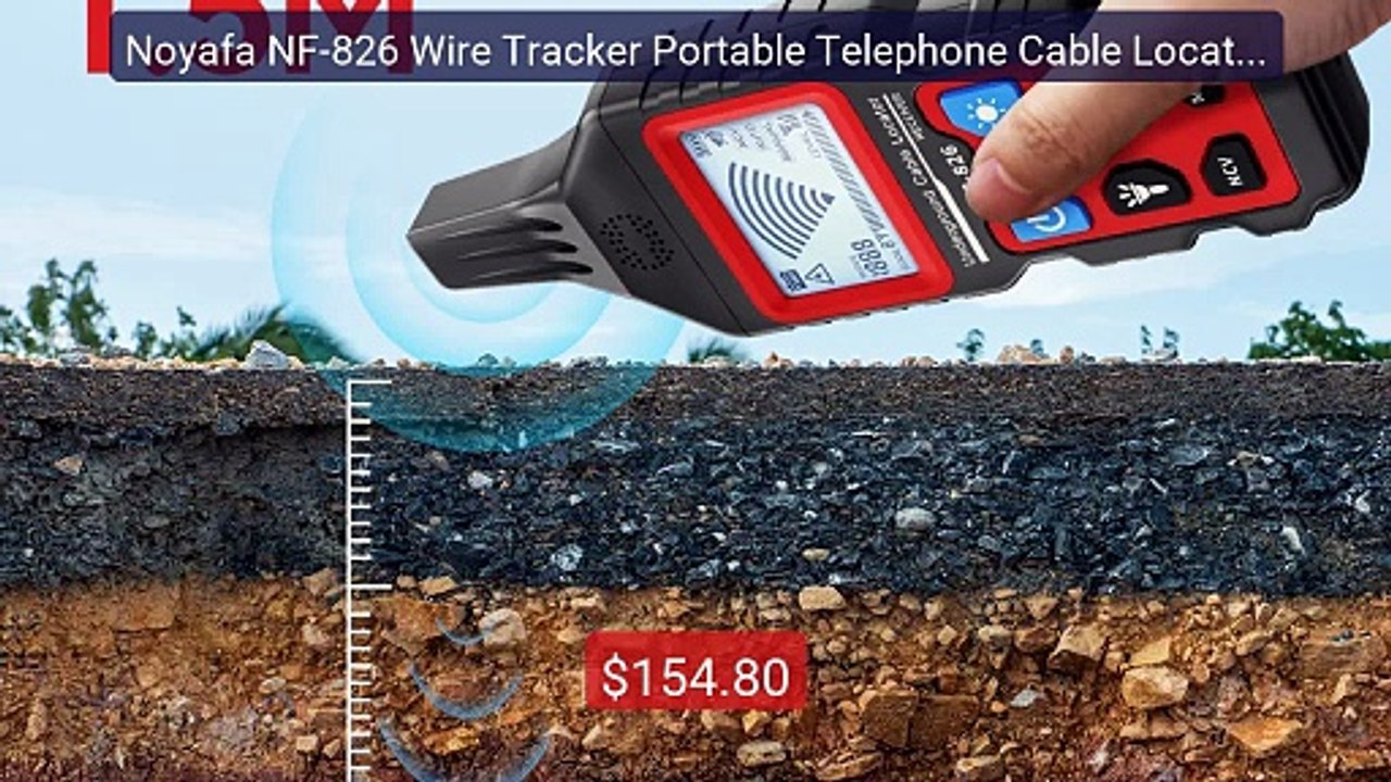 Noyafa NF-826 Wire Tracker Portable Telephone Cable Locator Undergr... -- Top Rated 2026 | Buy Now!