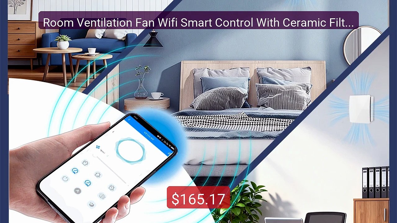 Room Ventilation Fan Wifi Smart Control With Ceramic Filter... -- Top Pick 2026 | Unbeatable Price!