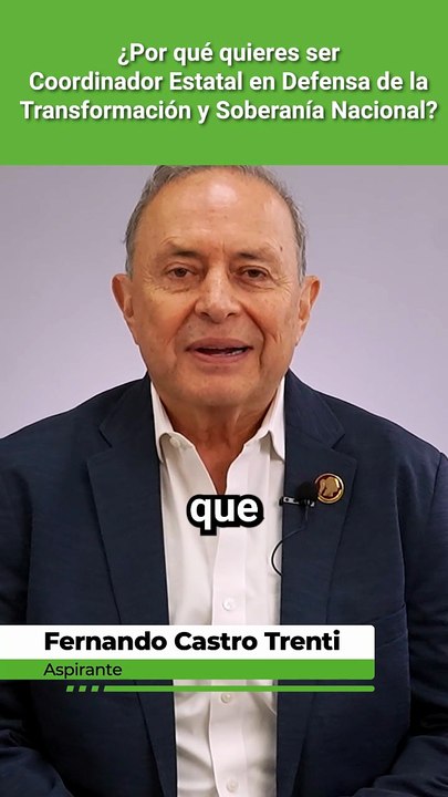 Castro Trenti busca renovar a Morena en B.C.