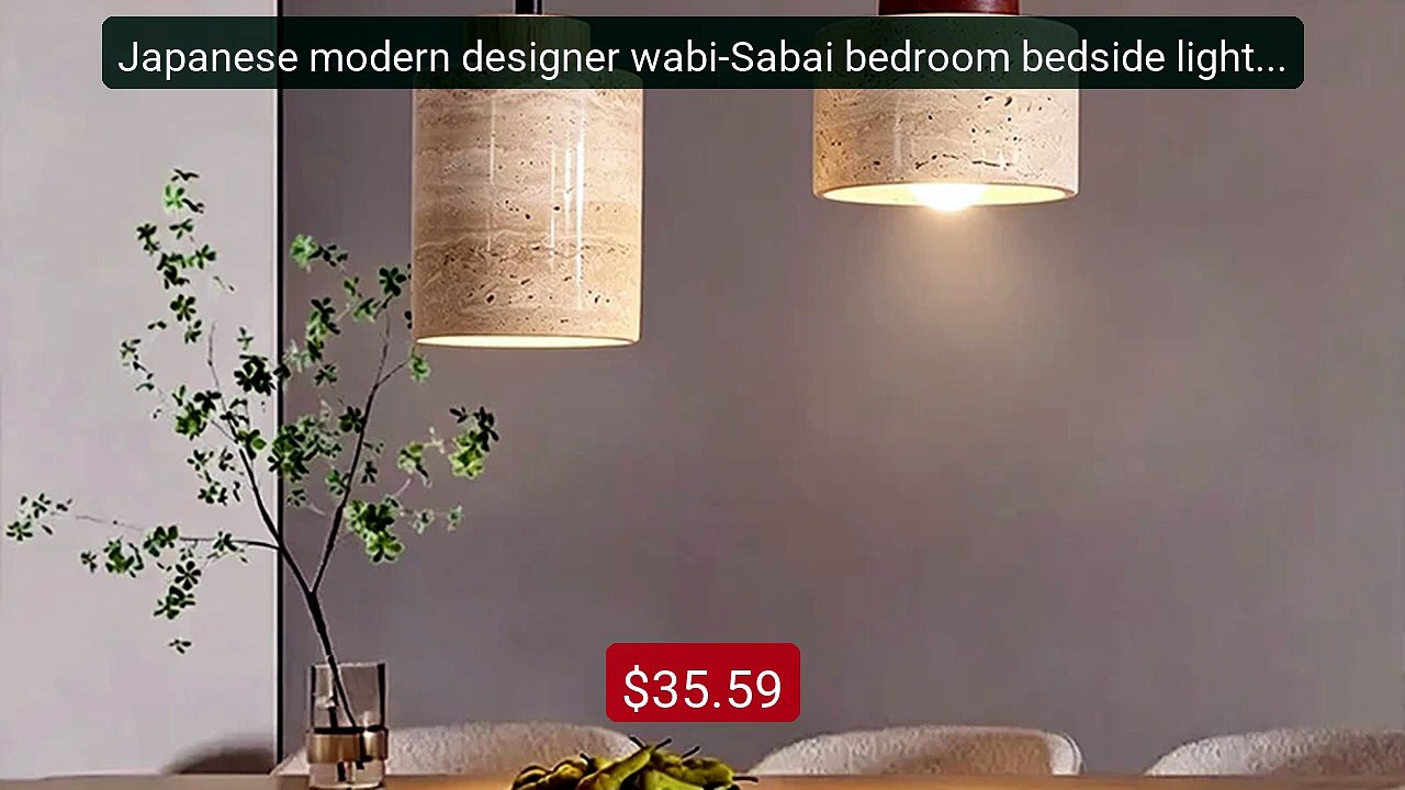 Japanese modern designer wabi-Sabai bedroom bedside lighting bar B&... -- Top Rated 2026 | Buy Now!