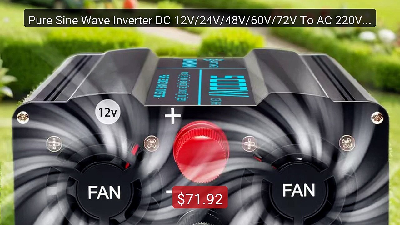 Pure Sine Wave Inverter DC 12V/24V/48V/60V/72V To AC 220V/110V... -- Best Buy 2026 | Great Quality!