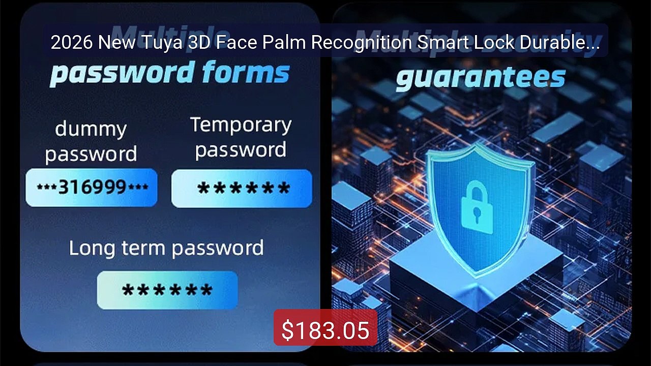 2026 New Tuya 3D Face Palm Recognition Smart Lock Durable electroni... -- Top Rated 2026 | Buy Now!