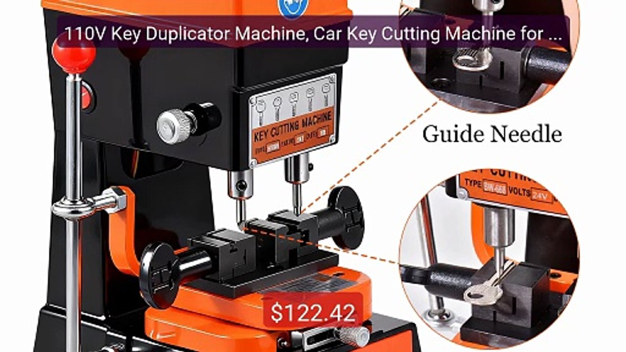 110V Key Duplicator Machine, Car Key Cutting Machine for Hard... -- Amazing Value 2026 | Must Have!